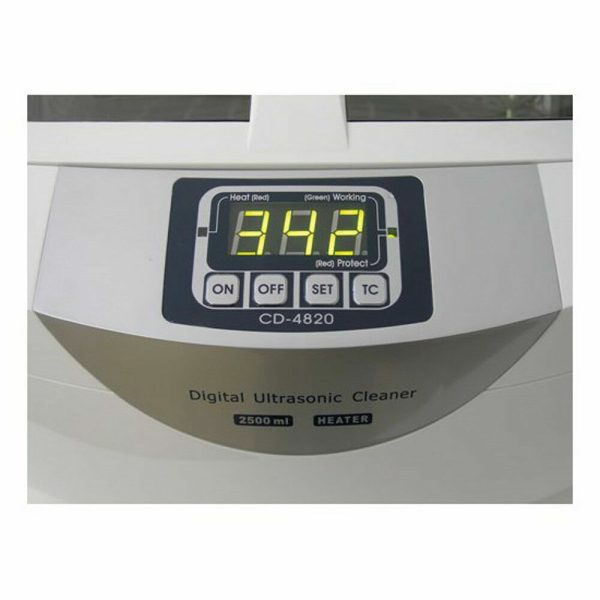 VASCHETTA ULTRASUONI PULITORE LAVATRICE 2500 170W CD 4820 ELETTRONICA OFFICINA