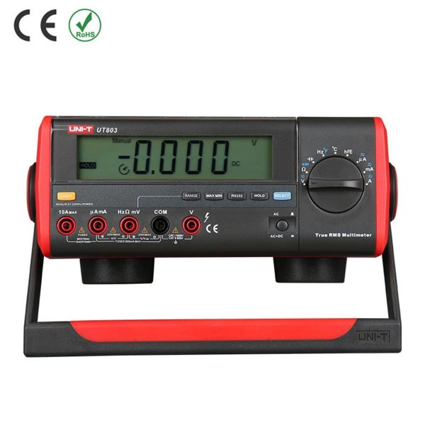 UNI-T TESTER TENSIONE MULTIMETRO DIGITALE UT803 DA LABORATORIO PROFESSIONALE