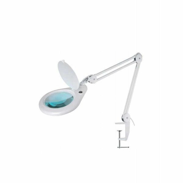 LAMPADA DA LABORATORIO 90 LED LENTE 5 DIOTTRIE ESTETICO SALDATURA ELETTRONICA - immagine 2
